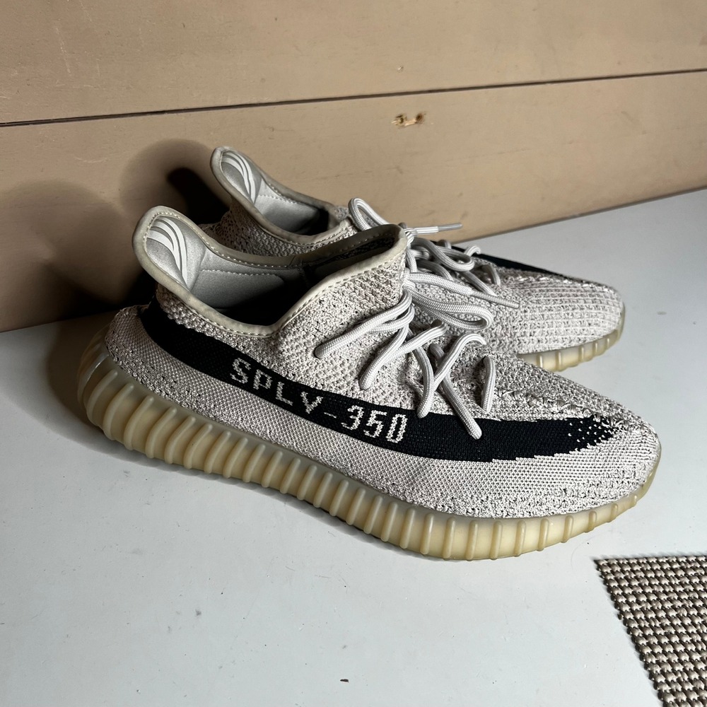 Adidas Yeezy Boost 350 V2 Slate Core Black HP7870 Mens Size 10 Tan Sneakers
